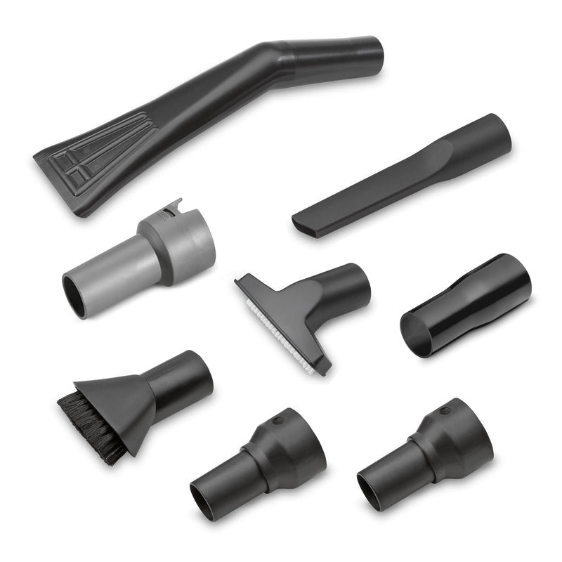 Zubehörset Autoreinigung DN 35: Autosaugdüse, Polsterdüse, Fugendüse, Saugpinsel