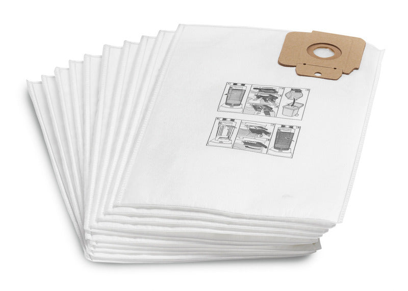 Vliesfiltertüten, 10 Stück, CV 30/1, CV 38/1, CV 38/2, CV 48/2