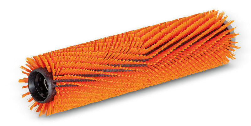 Walzenbürste, hoch-tief, orange, 350 mm