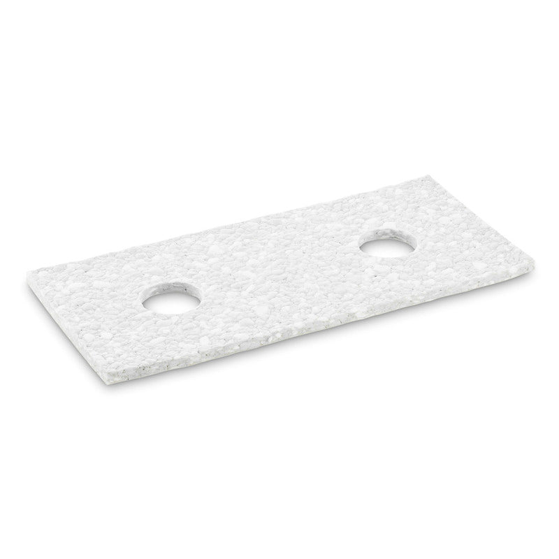 Melaminpad, grau / weiß, 644 mm, 2 Stück