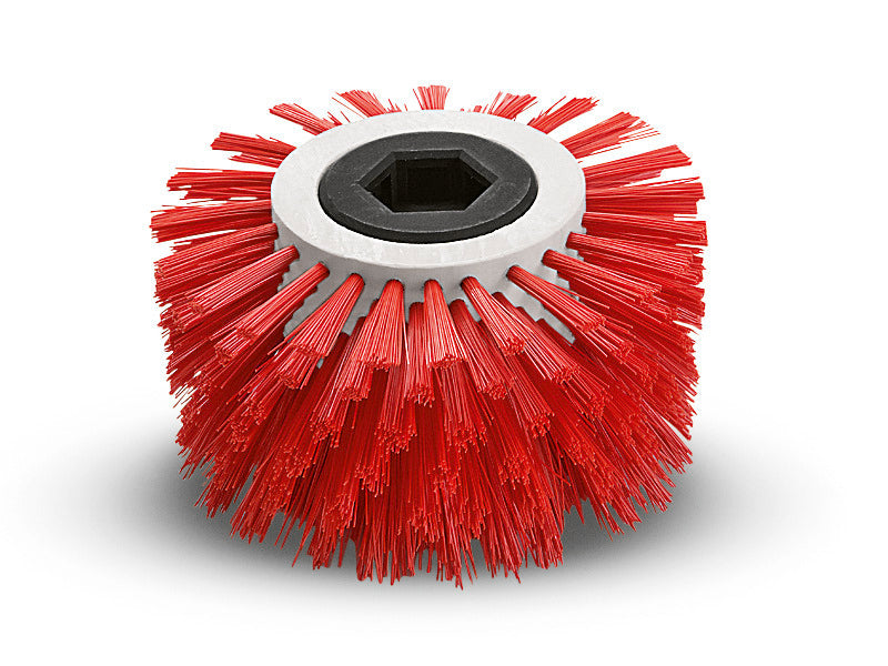 Winkelbürste, mittel, rot, 170 mm