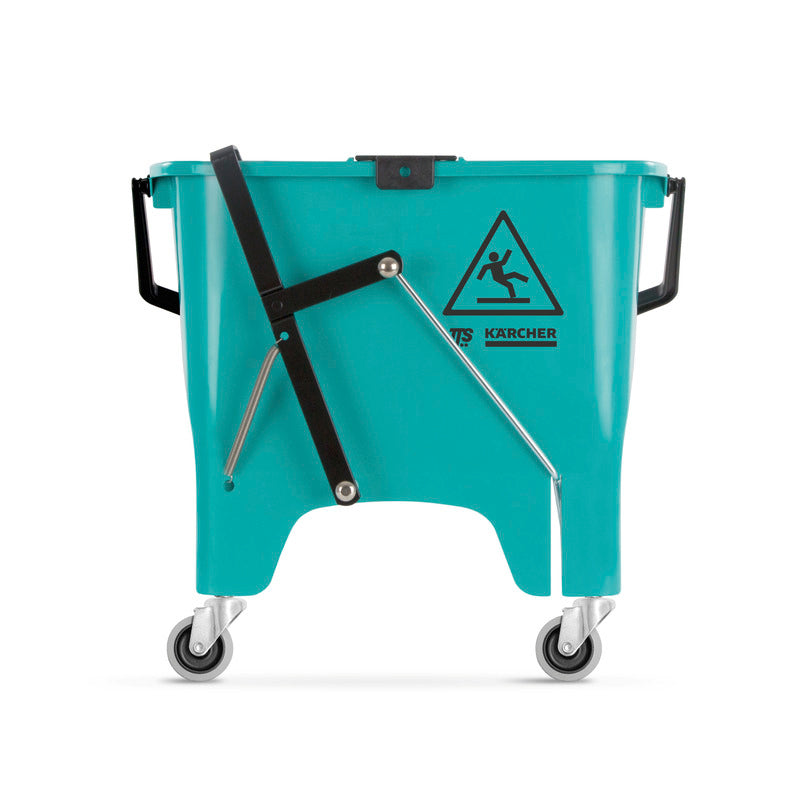 15 L Eimer mit Gummirollen