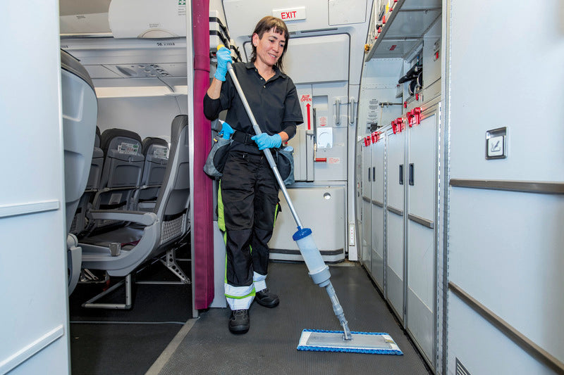 SPRÜH-MOPPSYSTEM MIT KLETTHALTER